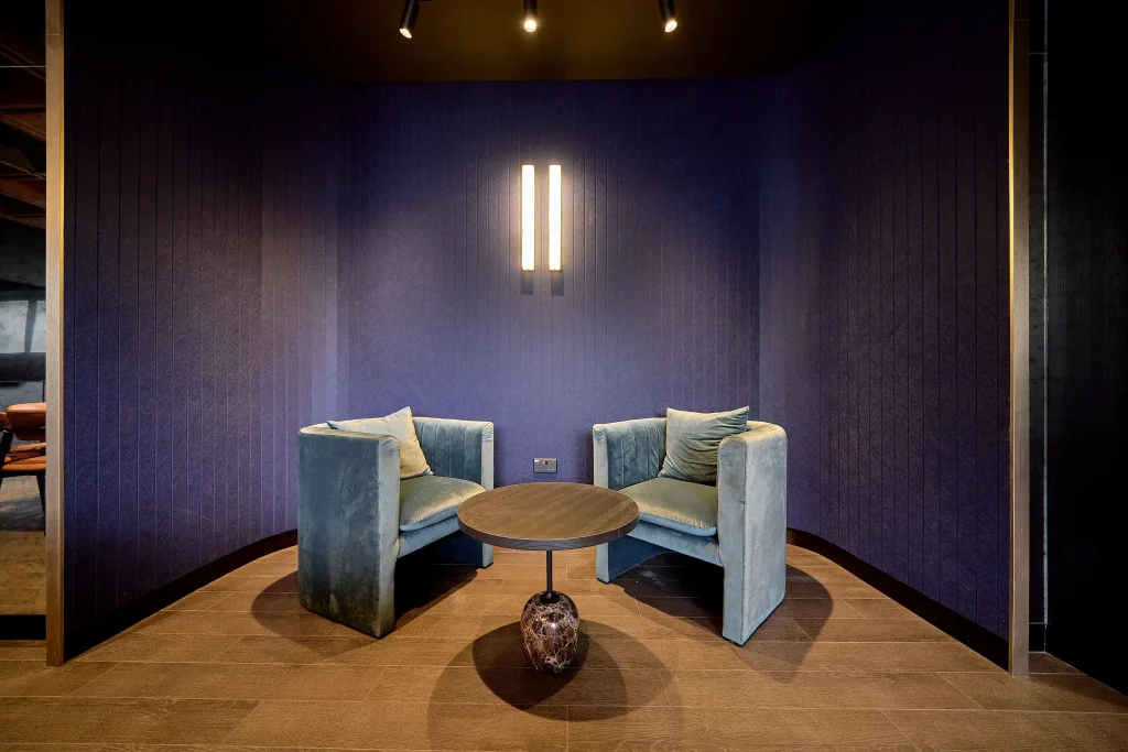 Private sitting area in our partnered establishment for Wine Tasting in Singapore